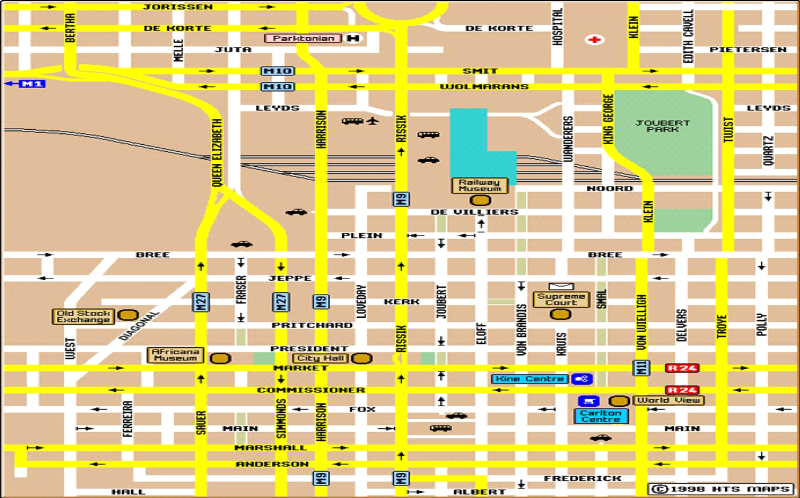 Map One: Central Johannesburg