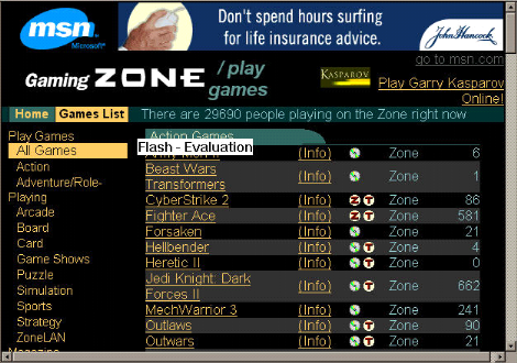 MSN Gaming Zone