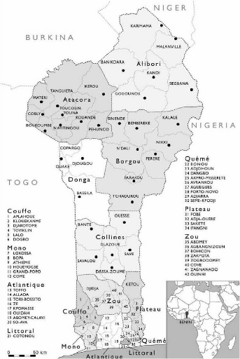 carte-du-benin-avec-les-communes