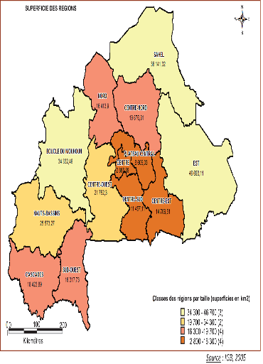 centre ouest carte