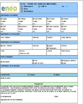 Memoire Online - Maintenance du parc informatique d'eneo ...