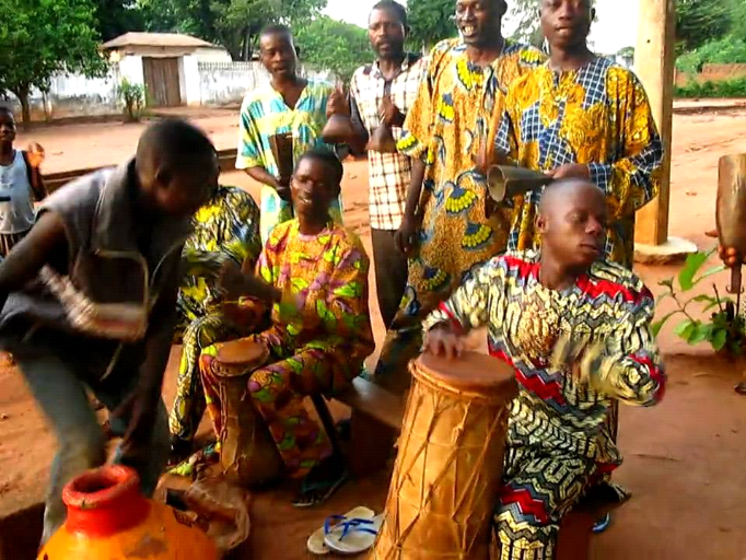Calebasse tambour d'eau - Afrisson